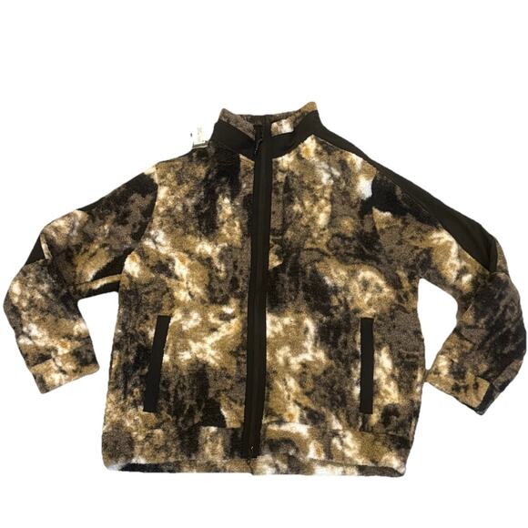 VRST Men’s XXL Sherpa Full Zip Jacket Warm Stone Fleece Coat Heavyweight NWT - Picture 1 of 9